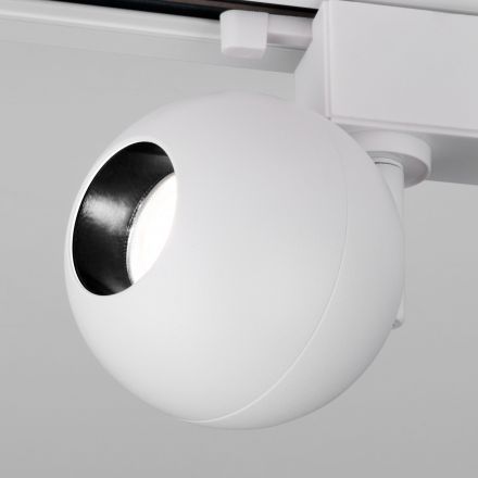 Трековый светодиодный светильник для однофазного шинопровода Ball Белый 8W 4200K Elektrostandard LTB76