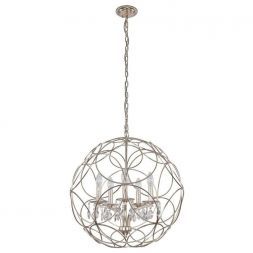 Светильник подвесной Crystal Lux ARIA SP5 SILVER