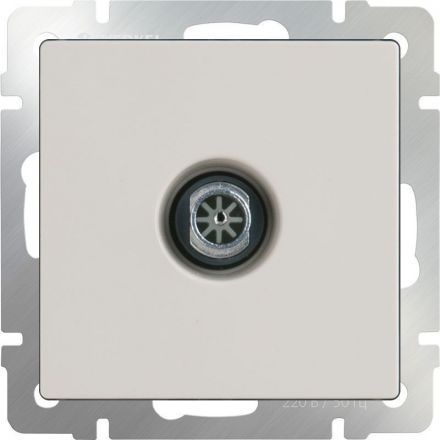ТВ розетка проходная Werkel W1184003 слоновая кость (WL03-TV-2W-ivory)