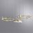 Подвесной светодиодный светильник Arte Lamp A2187LM-3GO Darcy