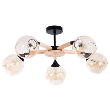 Потолочная люстра Arte Lamp A4370PL-5BR Branson
