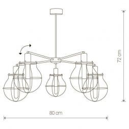 Потолочная люстра Nowodvorski Manufacture 9738