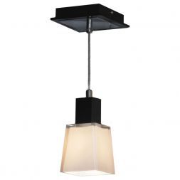 Светильник LUSSOLE LSC-2506-01 LENTE хром/черный