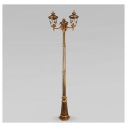 Светильник на столбе Elektrostandard Diadema F/3 черное золото (ESTD Diadema F/3 (GLYF-8046F/3) черное золото)