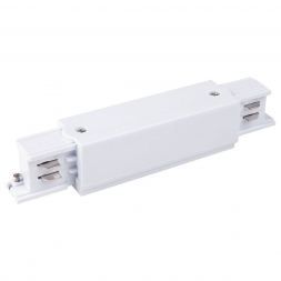 Коннектор прямой для трехфазного шинопровода Elektrostandard TRC-1-3-I-WH