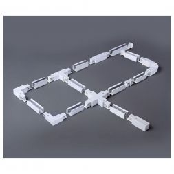 Коннектор прямой для трехфазного шинопровода Elektrostandard TRC-1-3-I-WH