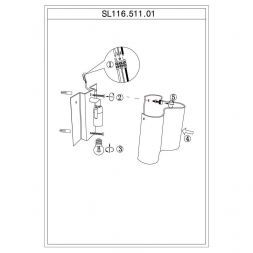 Бра ST Luce SL116.511.01 ONDE