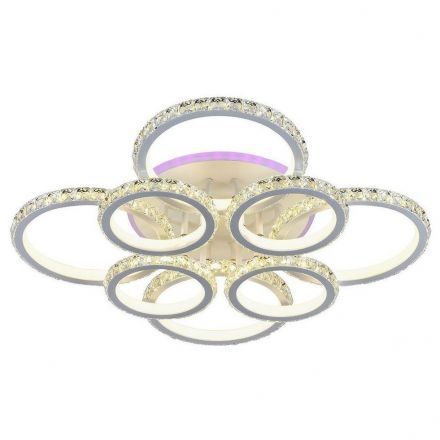 Светодиодная люстра Profit Light 8052/4+4 WHT