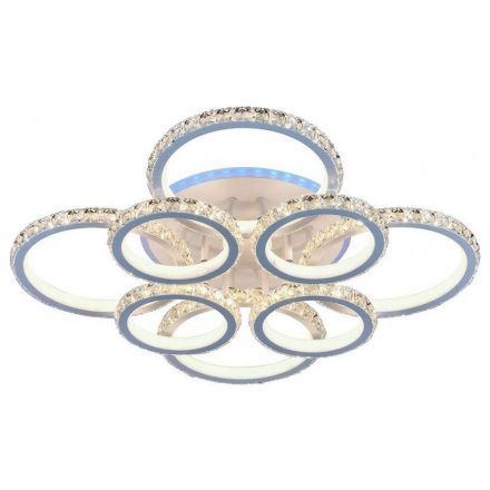 Светодиодная люстра Profit Light 8052/4+4 WHT