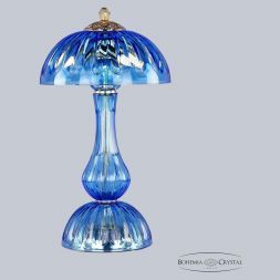 Хрустальная настольная лампа 1371L/3/25 G Aquamarine/M-1H Bohemia Ivele Crystal