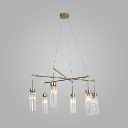 Люстра Eurosvet 60163/6 латунь