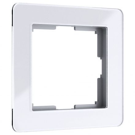 Рамка на 1 пост Acrylic белый Werkel W0012701