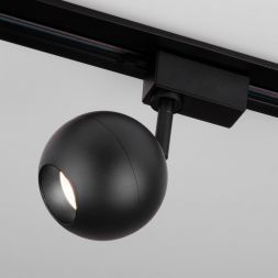 Трековый светодиодный светильник для однофазного шинопровода Ball Черный 12W 4200K Elektrostandard LTB77