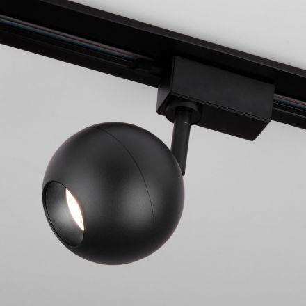 Трековый светодиодный светильник для однофазного шинопровода Ball Черный 12W 4200K Elektrostandard LTB77