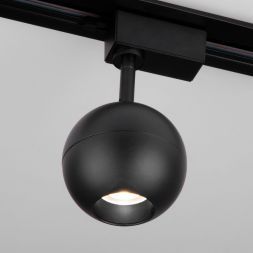 Трековый светодиодный светильник для однофазного шинопровода Ball Черный 12W 4200K Elektrostandard LTB77