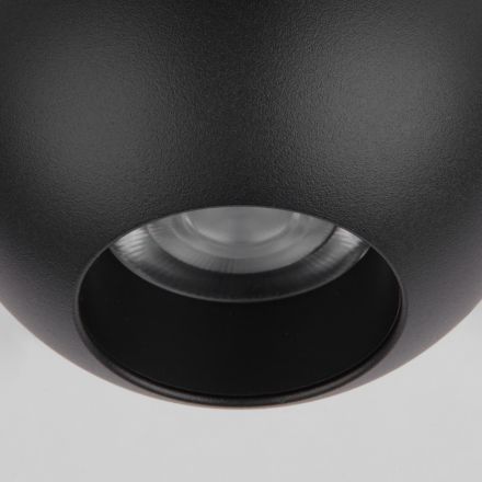 Трековый светодиодный светильник для однофазного шинопровода Ball Черный 12W 4200K Elektrostandard LTB77