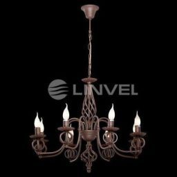 Люстра LV 8177/8 Е14 60W ант. медь ф700*Н540 (LINVEL LV 8177/8 Е14 60W ант. медь ф700*Н540)