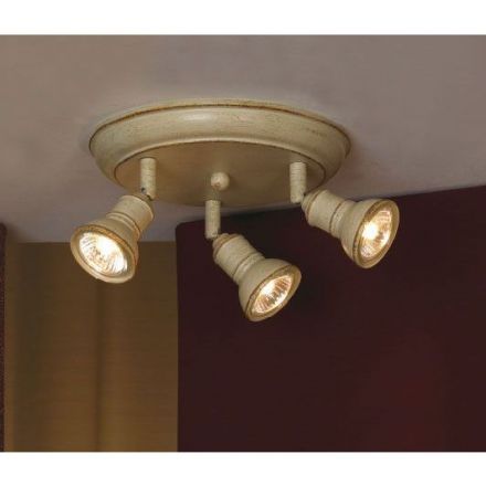 Люстра поворотная LUSSOLE LSL-2507-03 SOBRETTA стилизованный гипс