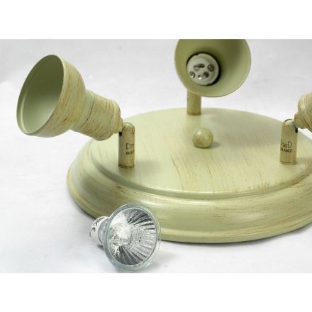 Люстра поворотная LUSSOLE LSL-2507-03 SOBRETTA стилизованный гипс