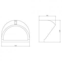 Уличный светильник Arte Lamp A2801AL-1BK