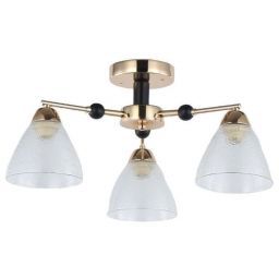 Люстра ЭкономСвет 12224/3FGD+BK WCL (EKONOMSVET 12224/3FGD+BK WCL) Люстра ЭкономСвет 12224/3FGD+BK WCL (EKONOMSVET 12224/3FGD+BK WCL)