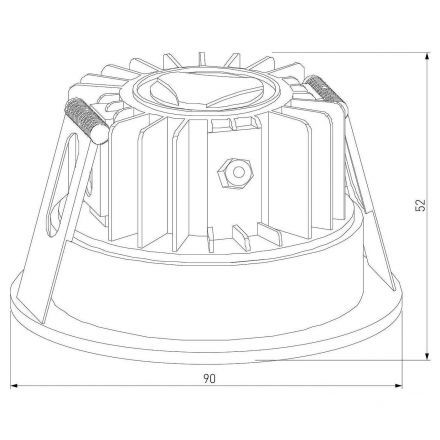 Светильник садово-парковый встраиваемый Light LED 3001 35126/U белый Elektrostandard