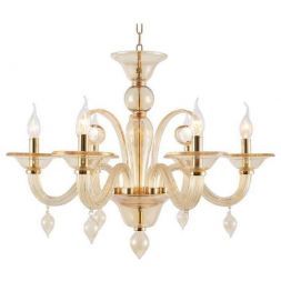 Подвесная люстра Crystal Lux Caetano SP-PL6 Amber