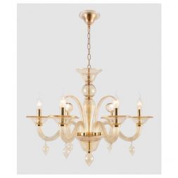 Подвесная люстра Crystal Lux Caetano SP-PL6 Amber