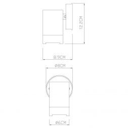 Уличный настенный светильник Arte Lamp A3503AL-1BK