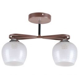 Светильник 10163/2COP+CR WT ЭкономСвет (EKONOMSVET 10163/2COP+CR WT)