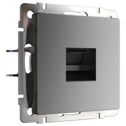 Розетка Ethernet RJ-45 (графит матовый) Werkel W1181064