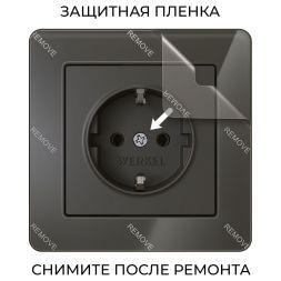 Рамка на 1 пост Acrylic черный Werkel W0012708