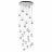 Подвесная светодиодная люстра Odeon Light 5007/120L Crystal