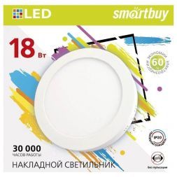 Накладной светодиодный светильник 18W 4000K Smartbuy SBL-RSDL-18-4K
