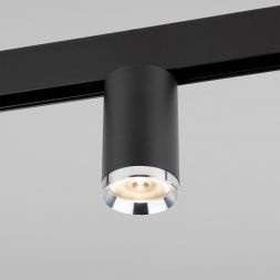 Трековый светильник Elektrostandard Slim Magnetic R06 10W 4200K Ringe (черный/серебро) 85506/01