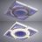 Потолочный светодиодный светильник Arte Lamp A1430PL-1WH