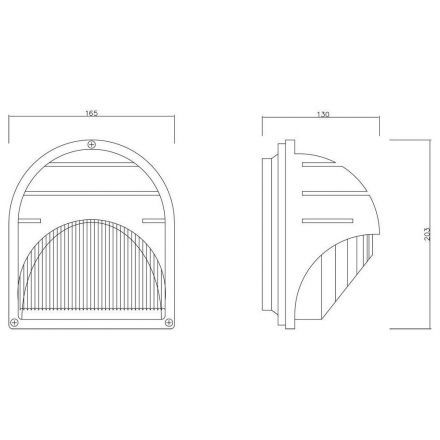 Уличный светильник Arte Lamp A2802AL-1BK