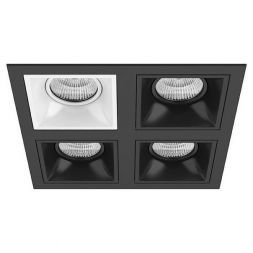 Встраиваемый точечный светильник D54706070707 черный/белый Domino Lightstar