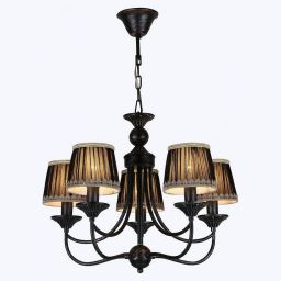 Люстра Linvel LV 9159/5 Роберто Черный E14 40W (LINVEL LV 9159/5 Роберто Черный E14 40W)