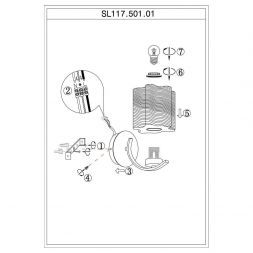 Бра ST Luce SL117.501.01 ONDE