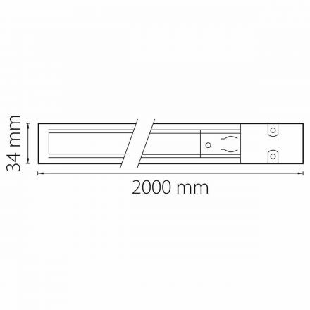 Шинопровод трехфазный Lightstar 504025