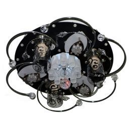 Потолочный светильник ЭкономСвет 70014/3BK WT+BK RC WTLED (EKONOMSVET 70014/3BK WT+BK RC WTLED)