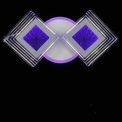 Потолочный светодиодный светильник ЭкономСвет 51252/2+1WT RBP+3D