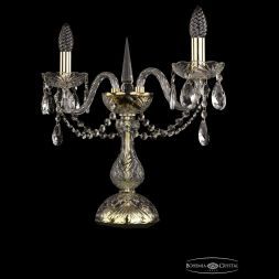 Настольная лампа Bohemia Ivele Crystal 1402L/2/141-39/G