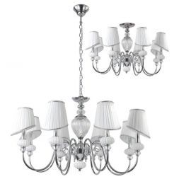 Люстра Crystal Lux ALMA WHITE SP-PL8