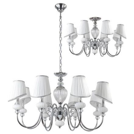 Люстра Crystal Lux ALMA WHITE SP-PL8