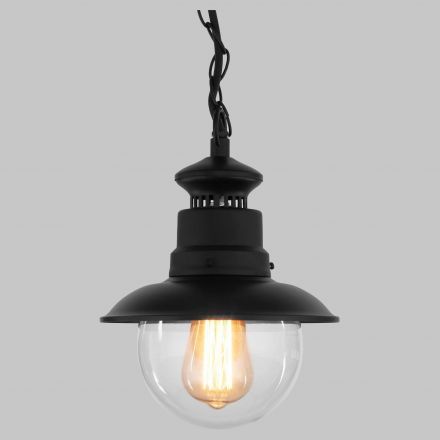 Уличный подвесной светильник Elektrostandard Talli H черный (GL 3002H)