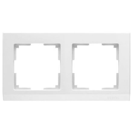 Рамка 2-местная Werkel W0021801 белый (WL04-Frame-02-white)
