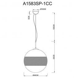 Светильник подвесной Arte Lamp A1583SP-1CC