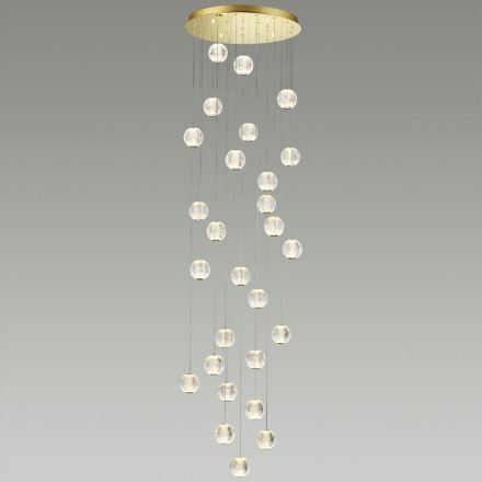 Подвесная светодиодная люстра Odeon Light 5008/120L Crystal